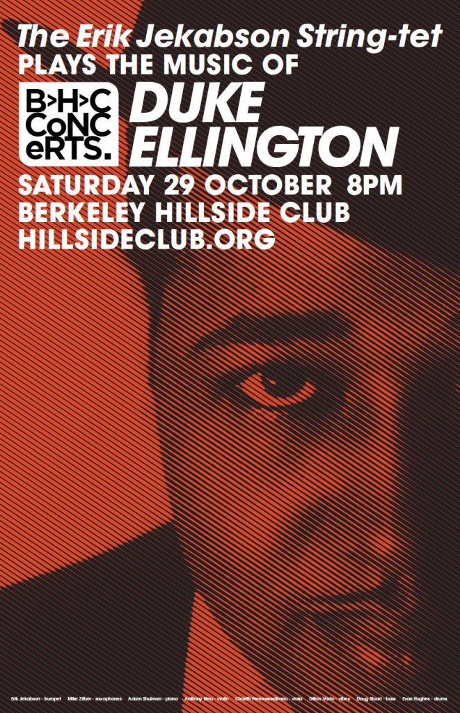 Hillside Club concert series posters by Erik Adigard & Patricia McShane, M-A-D